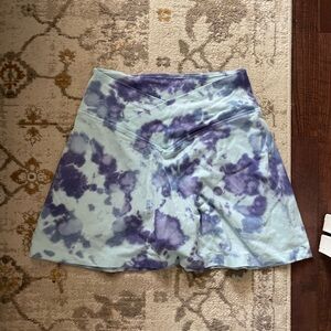 Blue Tie dye skort size medium